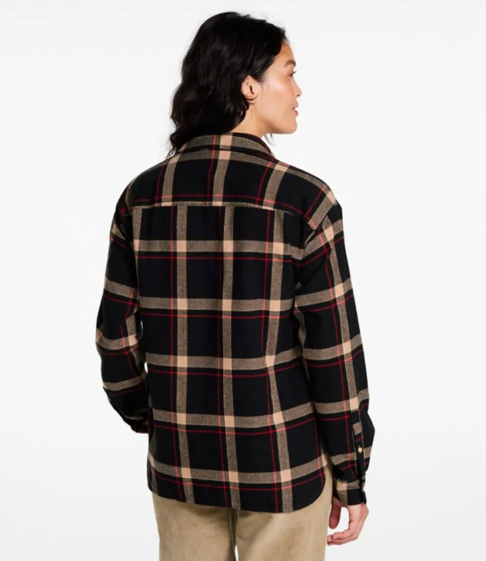 Cheap L.L.Bean "Women's Signature Camp Flannel Shirt"