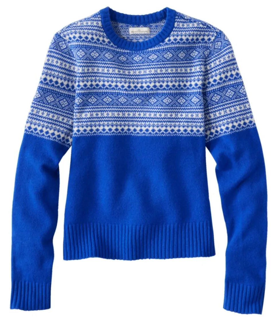 Shop L.L.Bean "Women's Signature Camp Merino Wool Sweater, Pullover Novelty"