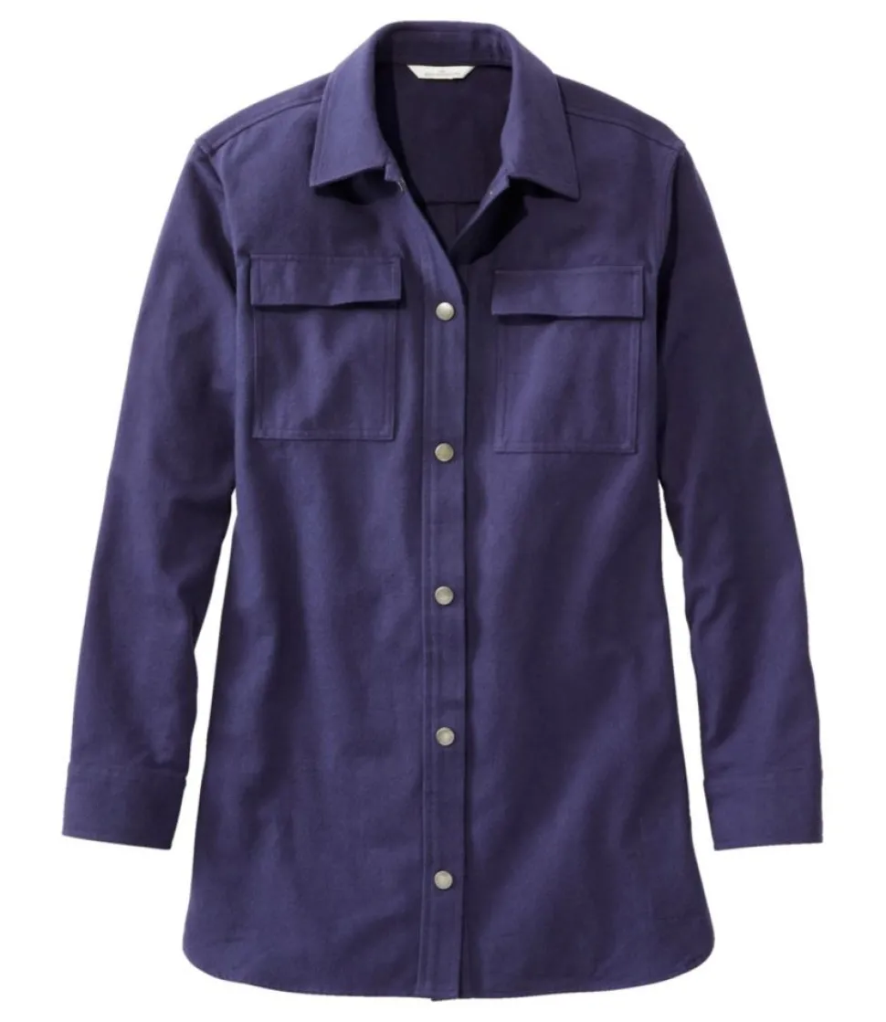 New L.L.Bean "Women's Signature Chamois Shirt, Snap-Front"