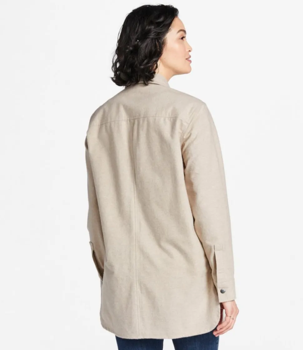 New L.L.Bean "Women's Signature Chamois Shirt, Snap-Front"