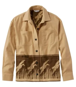 Outlet L.L.Bean "Women's Signature Chamois Shirt-Jacket, Pattern"