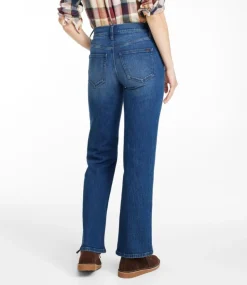 Fashion L.L.Bean "Women's Signature Original Jeans, High-Rise Straight-Leg"