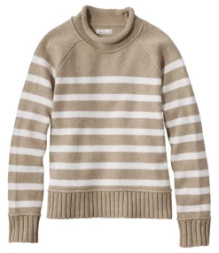 Flash Sale L.L.Bean "Women's Signature Original Cotton Sweater, Rollneck Novelty"