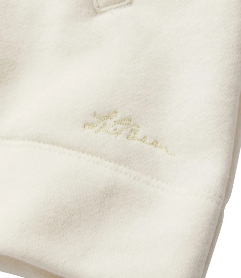 Best Sale L.L.Bean "Women's Signature Quarter-Zip Hooded Sweatshirt" Sailcloth