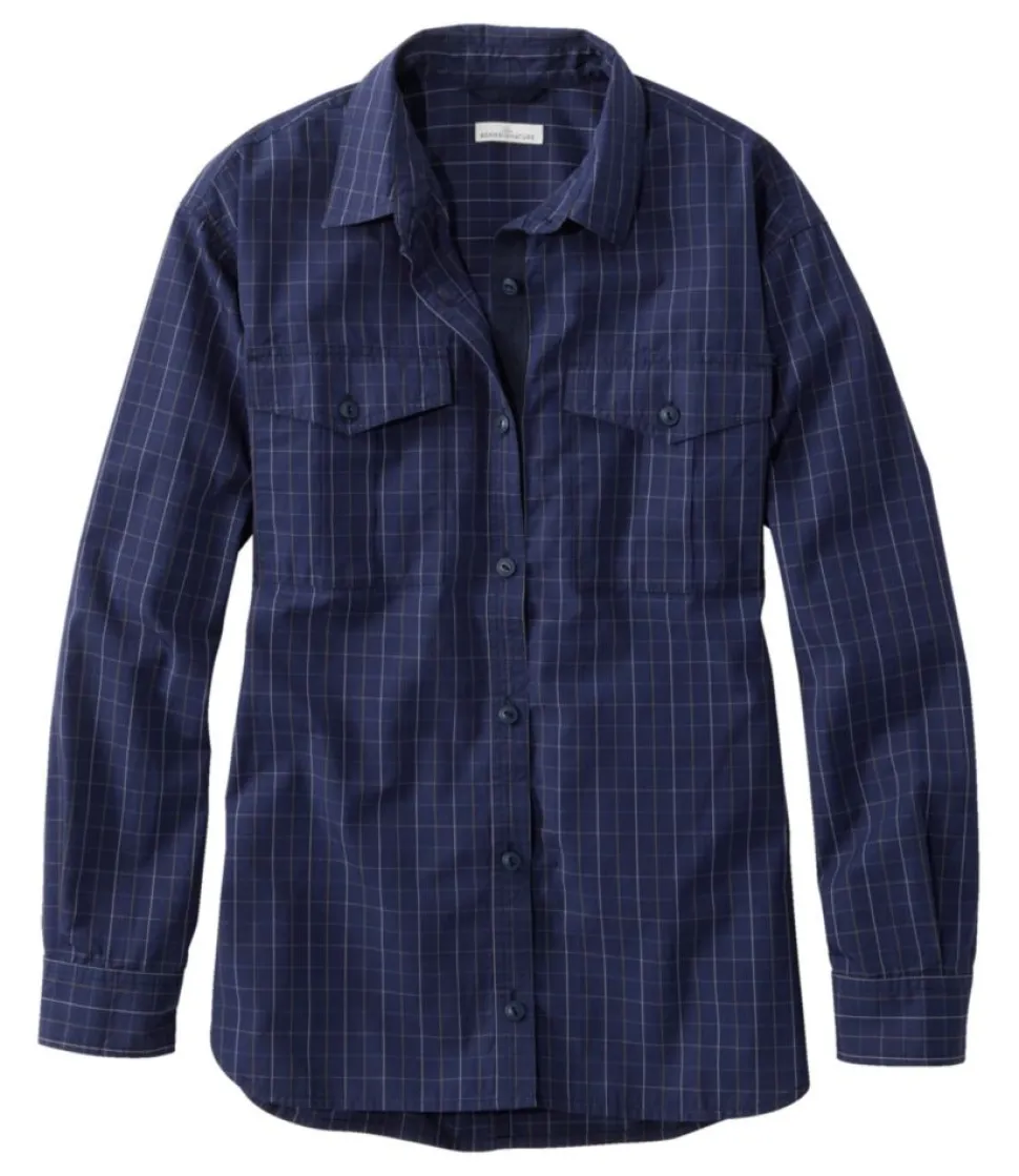 Cheap L.L.Bean "Women's Signature Soft Poplin Shirt, Novelty"
