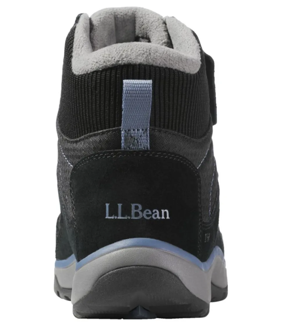 Online L.L.Bean "Women's Snow Sneaker 5 Boots, Hook-and-Loop" Black/Slate