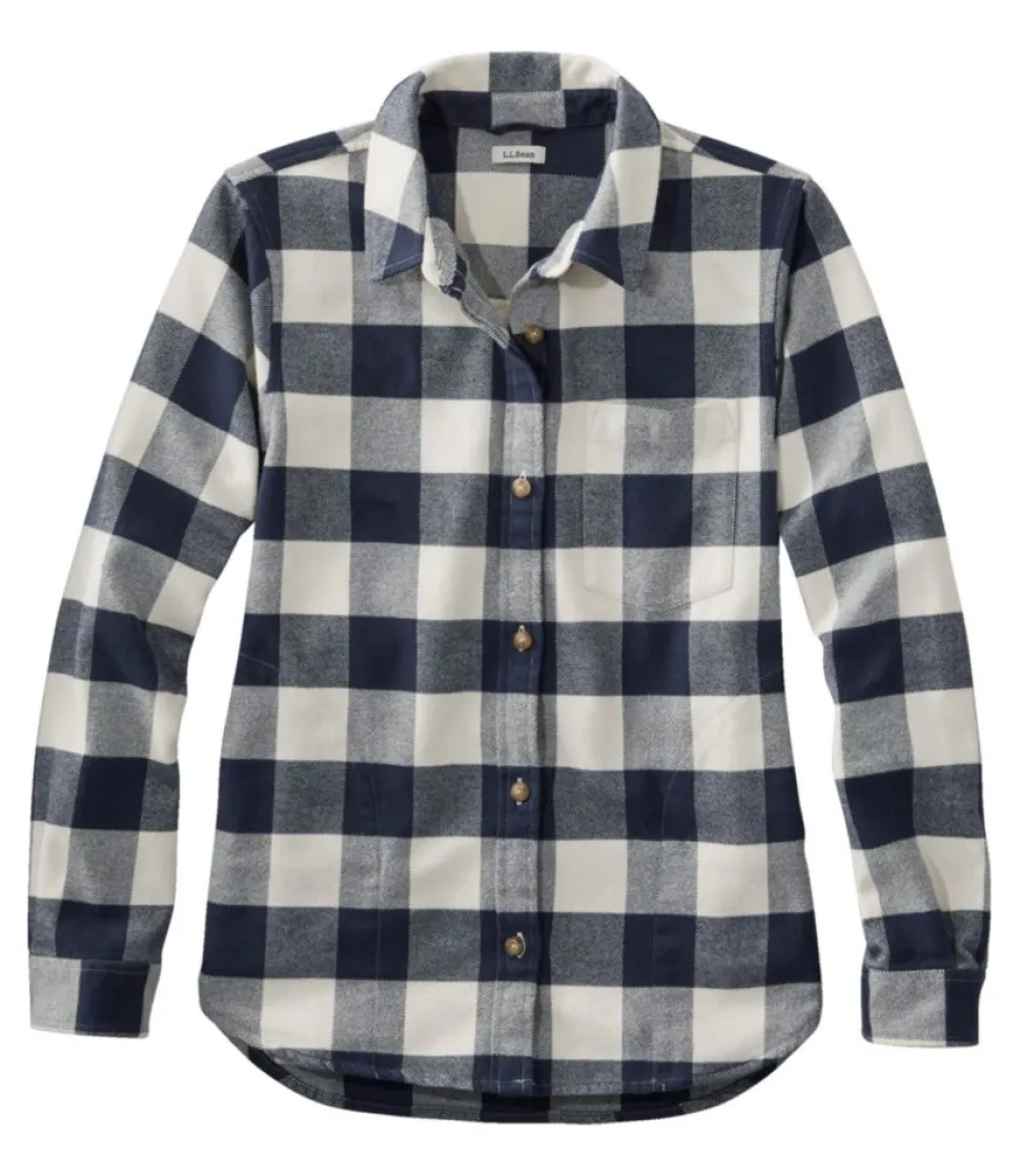 Flash Sale L.L.Bean "Women's Soft-Brushed Flannel Shirt"