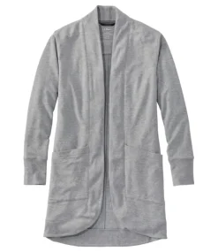 Hot L.L.Bean "Women's SoftFlex Long Open Cardigan"