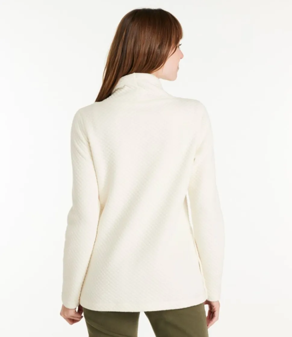 Online L.L.Bean "Women's SoftLight Quilted Top, Funnelneck Pullover"