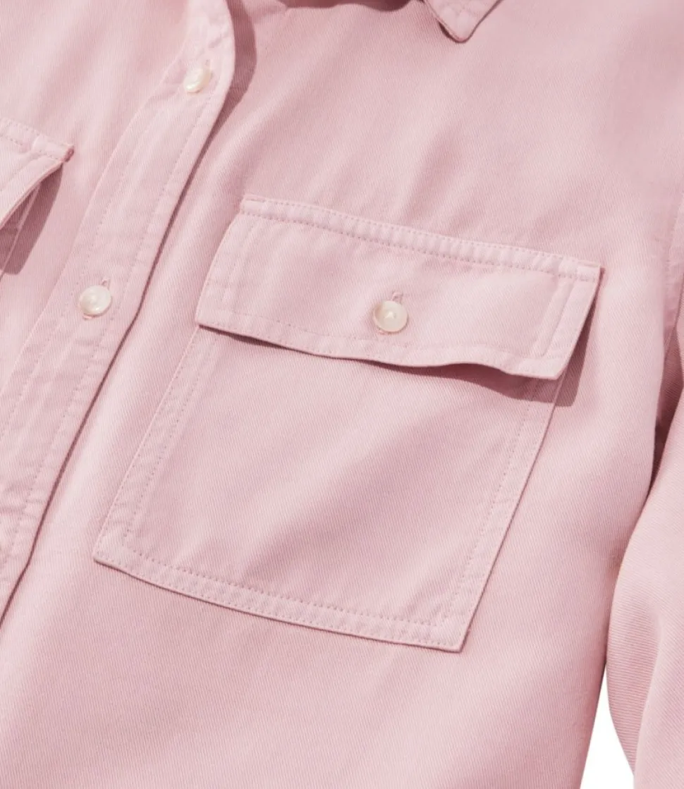 Clearance L.L.Bean "Women's Soft-Washed Tencel Utility Shirt"