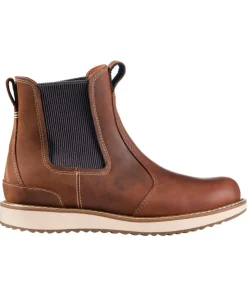 Cheap L.L.Bean "Women's Stonington Chelsea Boots, Leather" DarkOakwood