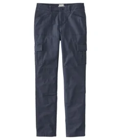 Store L.L.Bean "Women's Stretch Canvas Cargo Pants, Mid-Rise Straight-Leg Lined"