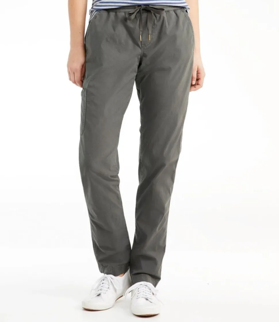 Flash Sale L.L.Bean "Women's Stretch Ripstop Pull-On Pants, Slim-Leg"