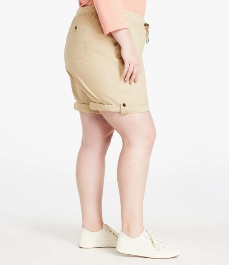 Online L.L.Bean "Women's Stretch Ripstop Pull-On Shorts"