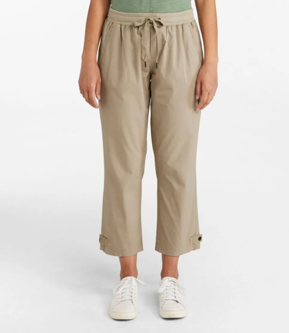 Shop L.L.Bean "Women's Stretch Ripstop Pull-On Capri Pants, Slim-Leg"