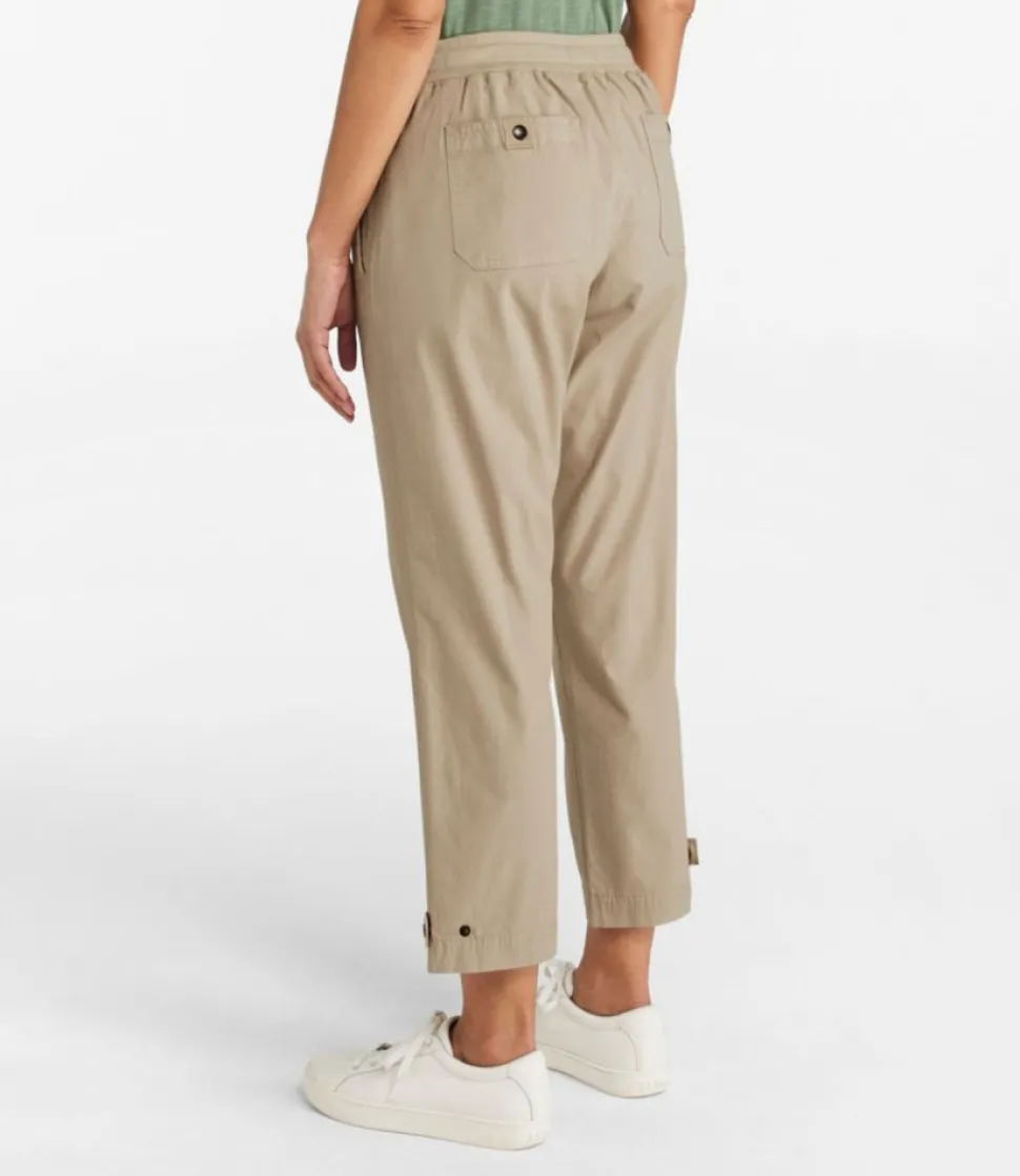 Shop L.L.Bean "Women's Stretch Ripstop Pull-On Capri Pants, Slim-Leg"