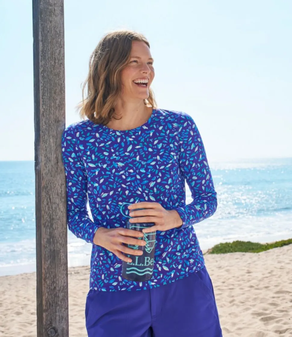 Clearance L.L.Bean "Women's SunSmart® UPF 50+ Sun Shirt, Print"