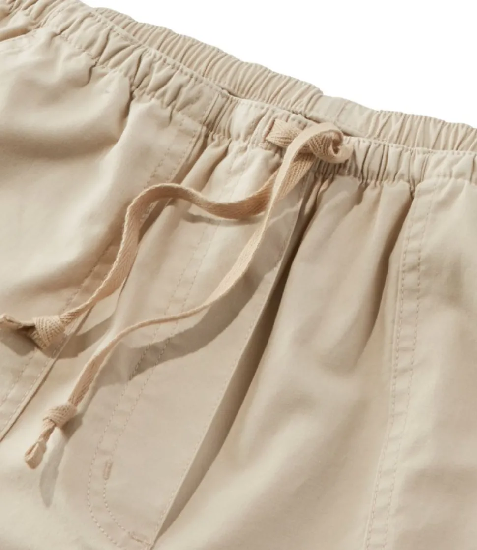 Discount L.L.Bean "Women's Sunwashed Canvas Pants, Straight-Leg Crop"