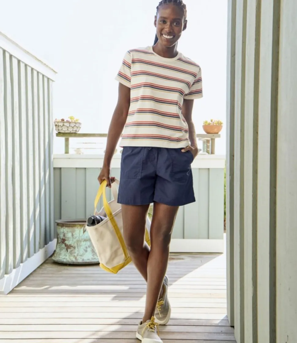 Shop L.L.Bean "Women's Sunwashed Canvas Shorts"
