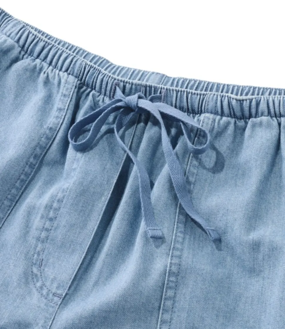 New L.L.Bean "Women's Sunwashed Denim Shorts"