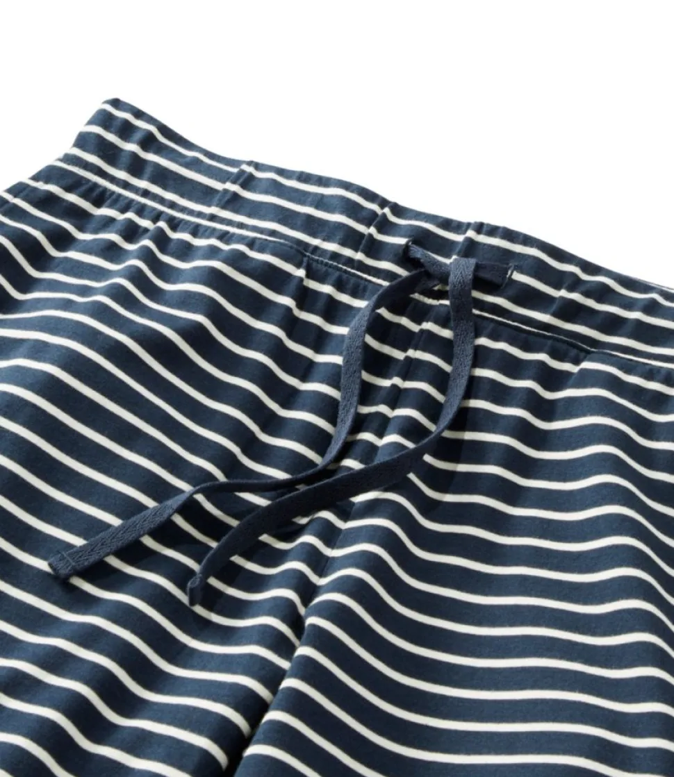 Outlet L.L.Bean "Women's Super-Soft Shrink-Free Button Front Pajama Set, Stripe"