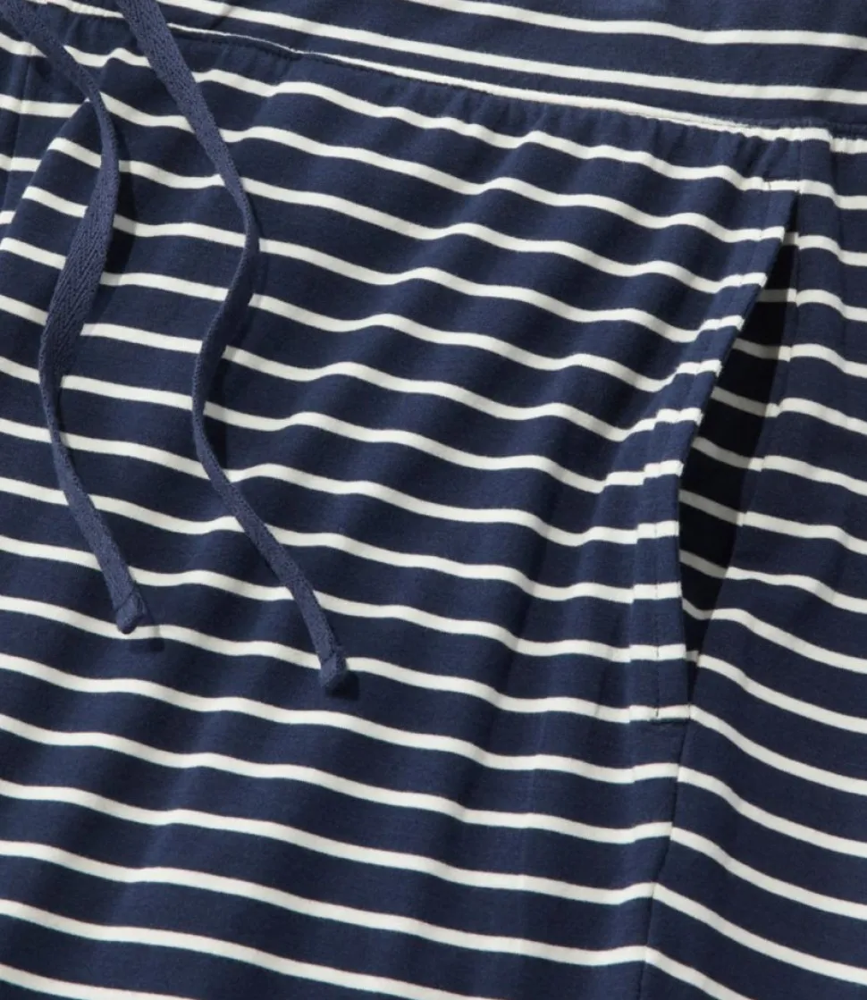 Outlet L.L.Bean "Women's Super-Soft Shrink-Free Button Front Pajama Set, Stripe"