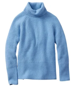 Outlet L.L.Bean "Women's SuperSoft Waffle Sweater, Turtleneck"