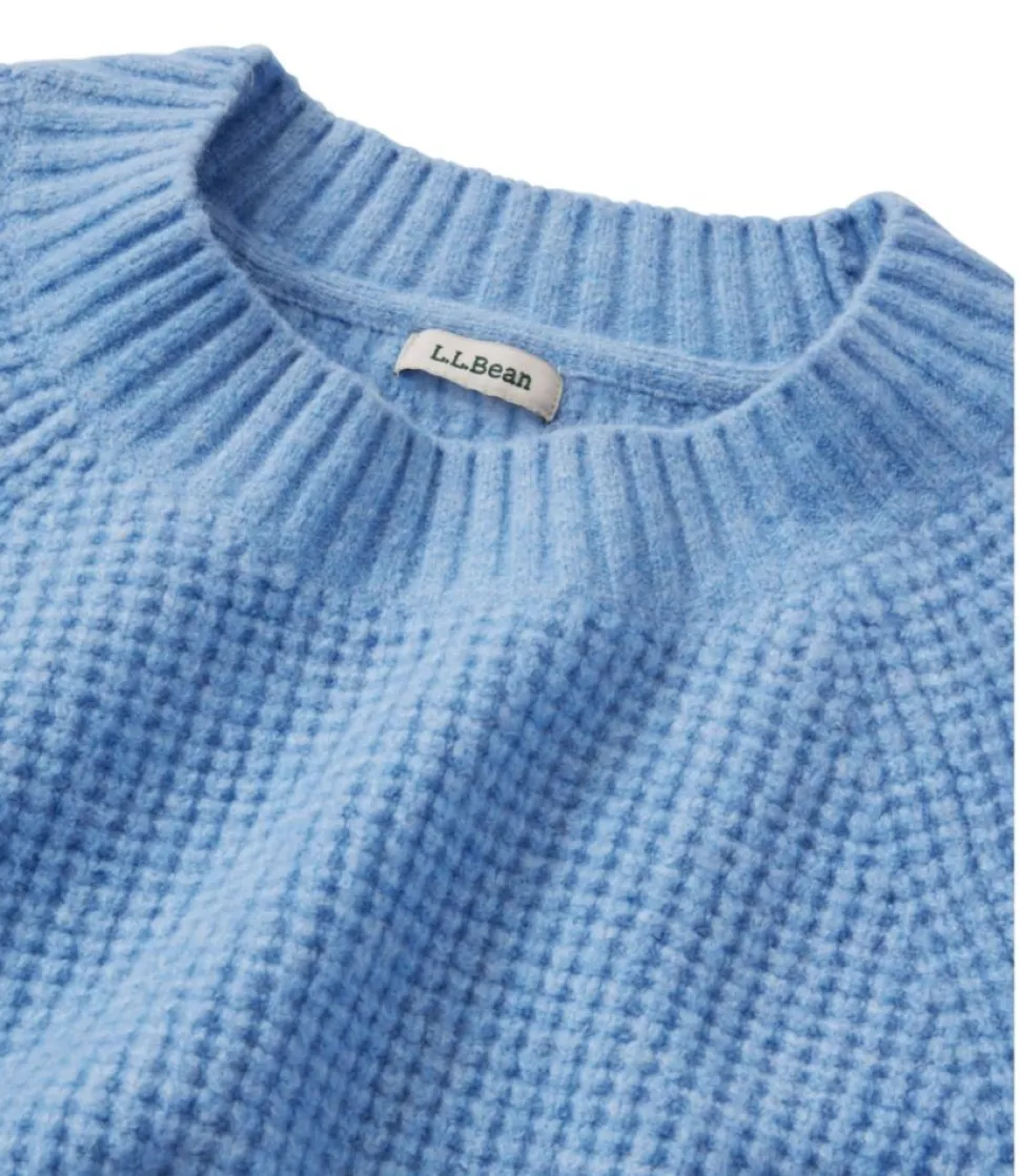 Online L.L.Bean "Women's SuperSoft Waffle Sweater, Crewneck"