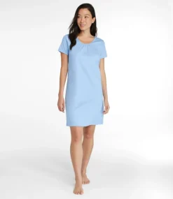 Flash Sale L.L.Bean "Women's Supima Nightgown, Short-Sleeve"