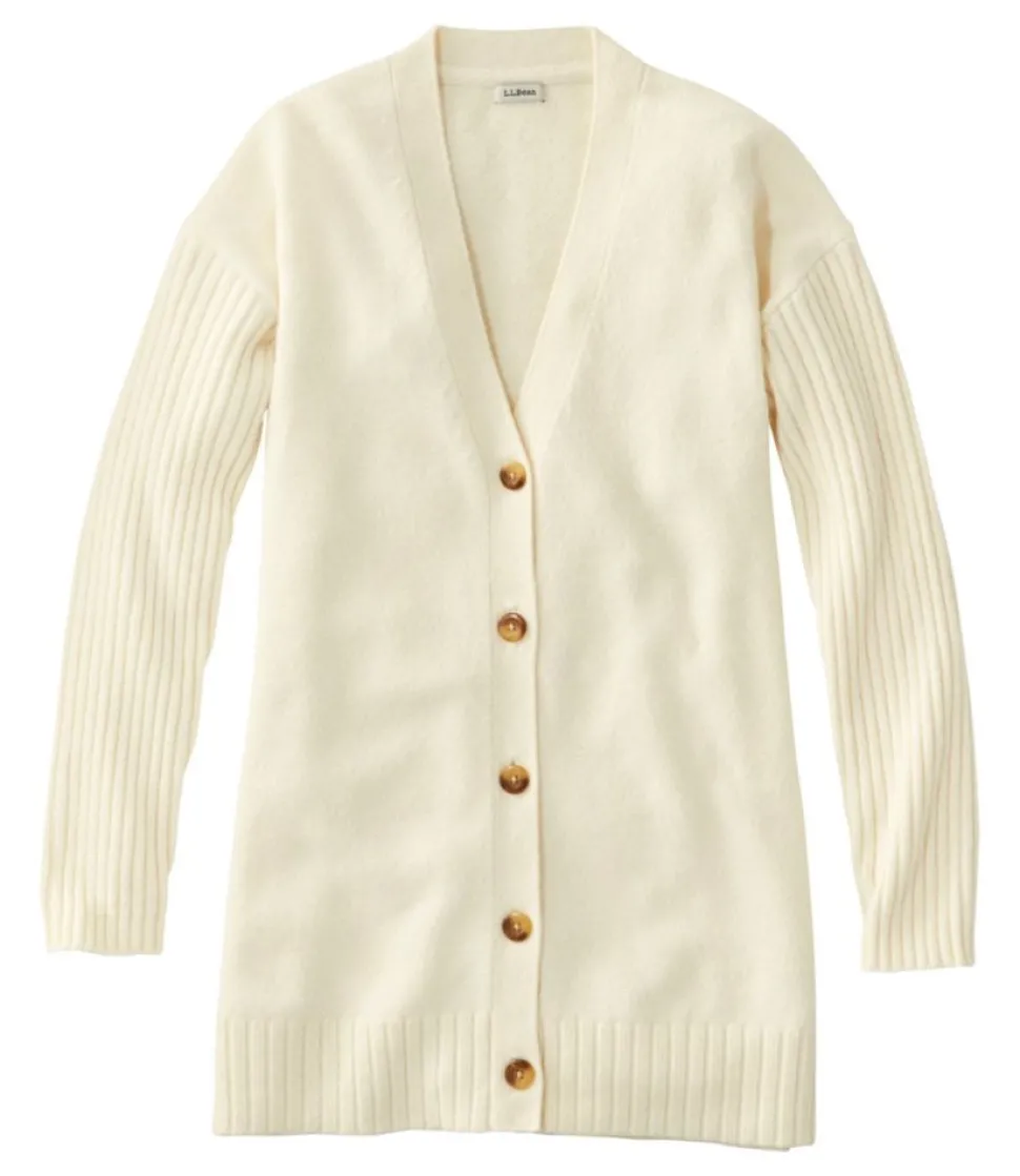 Hot L.L.Bean "Women's The Essential Sweater, Cocoon Cardigan"