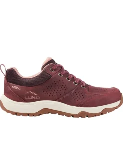 Shop L.L.Bean "Women's Trailduster Hiking Shoes" Burgundy/SoftCayenne