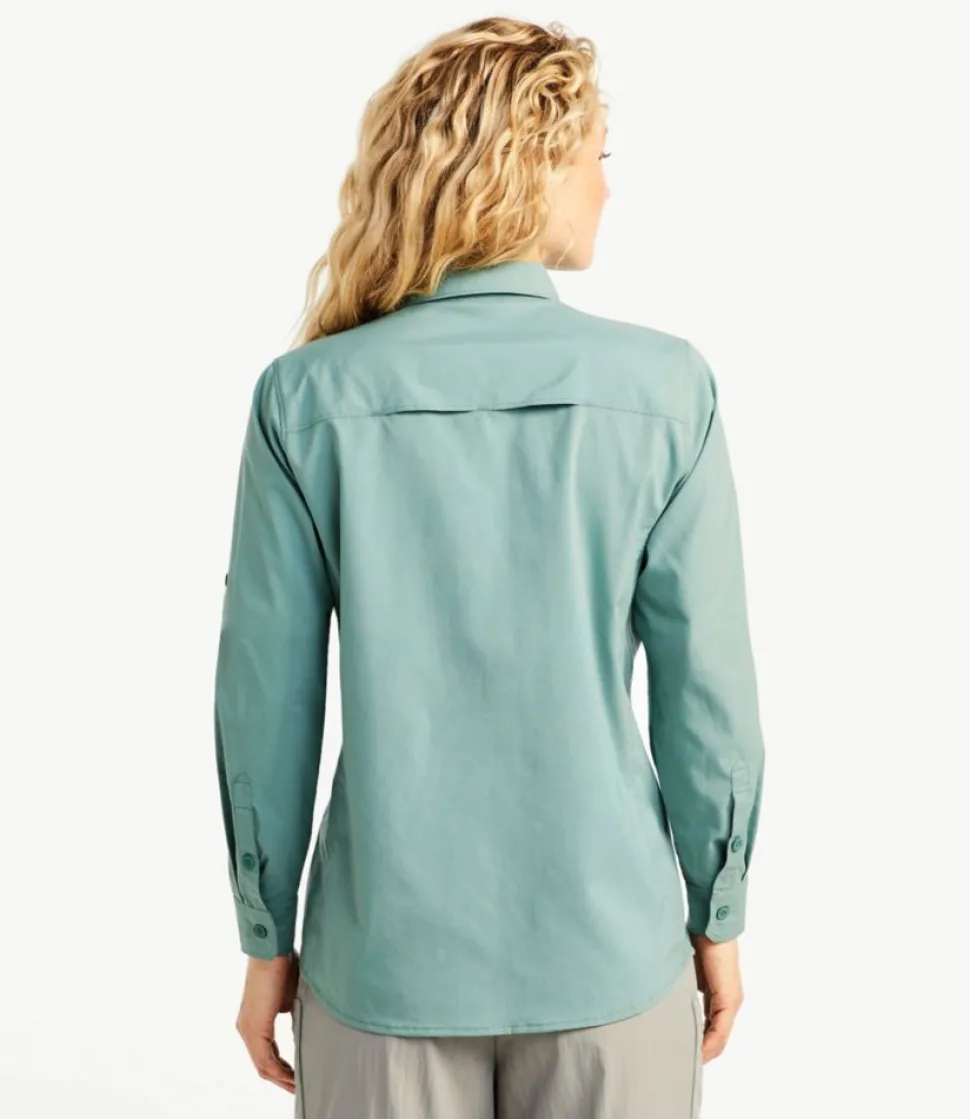 Best Sale L.L.Bean "Women's Tropicwear Pro Stretch Shirt, Long-Sleeve"