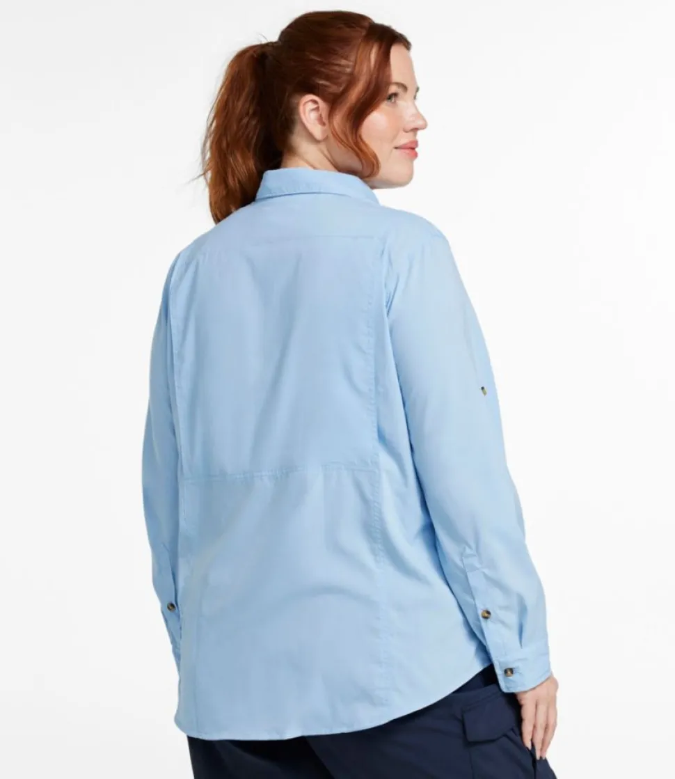 Best Sale L.L.Bean "Women's Tropicwear Shirt, Long-Sleeve"