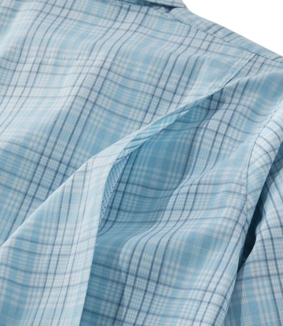 New L.L.Bean "Women's Tropicwear Shirt, Plaid Long-Sleeve"