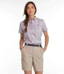 Best L.L.Bean "Women's Tropicwear Shirt, Plaid Short-Sleeve"