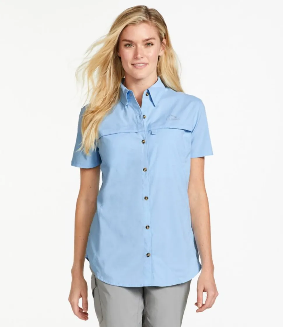 Cheap L.L.Bean "Women's Tropicwear Shirt, Short-Sleeve"