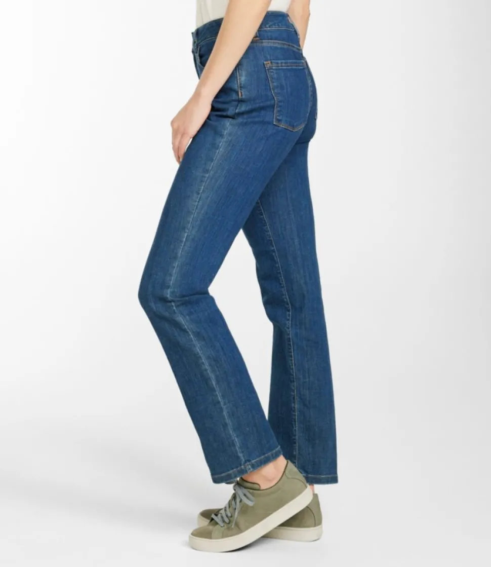 Shop L.L.Bean "Women's True Shape Jeans, High-Rise Straight-Leg"