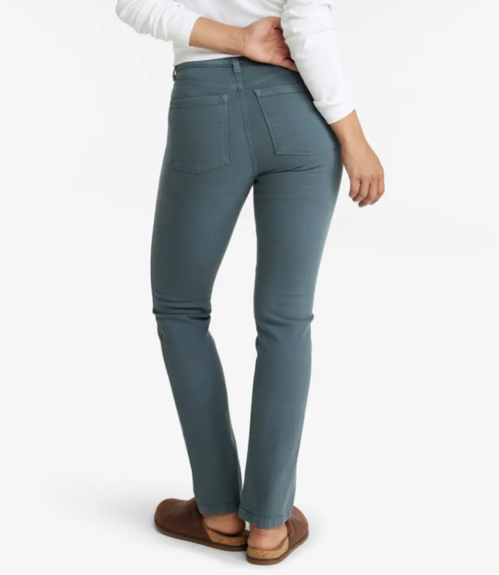Outlet L.L.Bean "Women's True Shape Jeans, High-Rise Slim-Leg Colors"