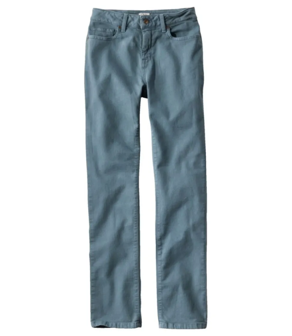 Online L.L.Bean "Women's True Shape Jeans, High-Rise Straight-Leg Colors"