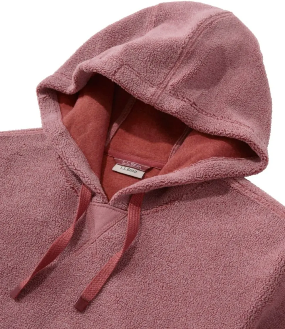 New L.L.Bean "Women's Tumbled Sherpa, Hooded Pullover"