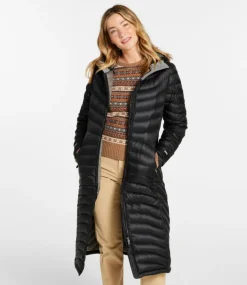 Clearance L.L.Bean "Women's Ultralight 850 Down Coat, Long"