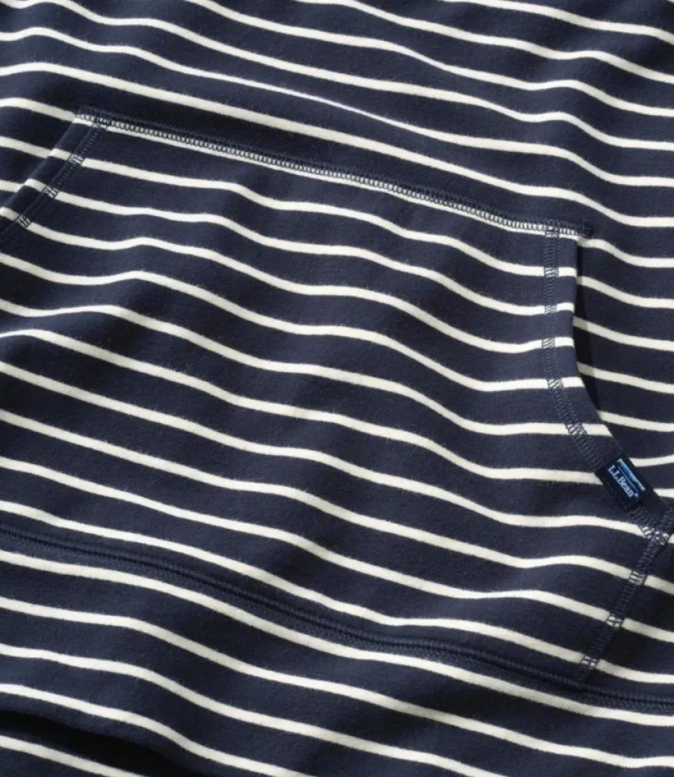 New L.L.Bean "Women's Ultrasoft Sweats, Quarter-Zip Pullover Stripe"