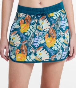 Best L.L.Bean "Women's UPF 50+ Knit Skort, Print" DeepwaterBlueMultiFern