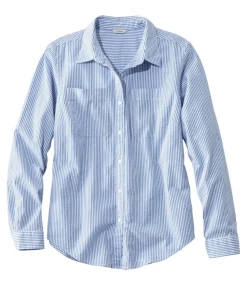 Flash Sale L.L.Bean "Women's Vacationland Seersucker Shirt, Long-Sleeve"