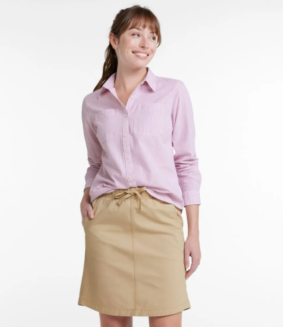 Flash Sale L.L.Bean "Women's Vacationland Seersucker Shirt, Long-Sleeve"