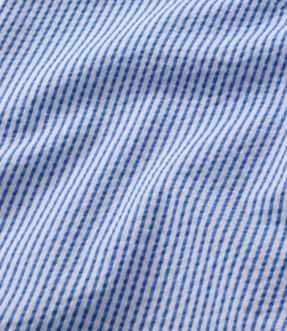 Flash Sale L.L.Bean "Women's Vacationland Seersucker Shirt, Long-Sleeve"