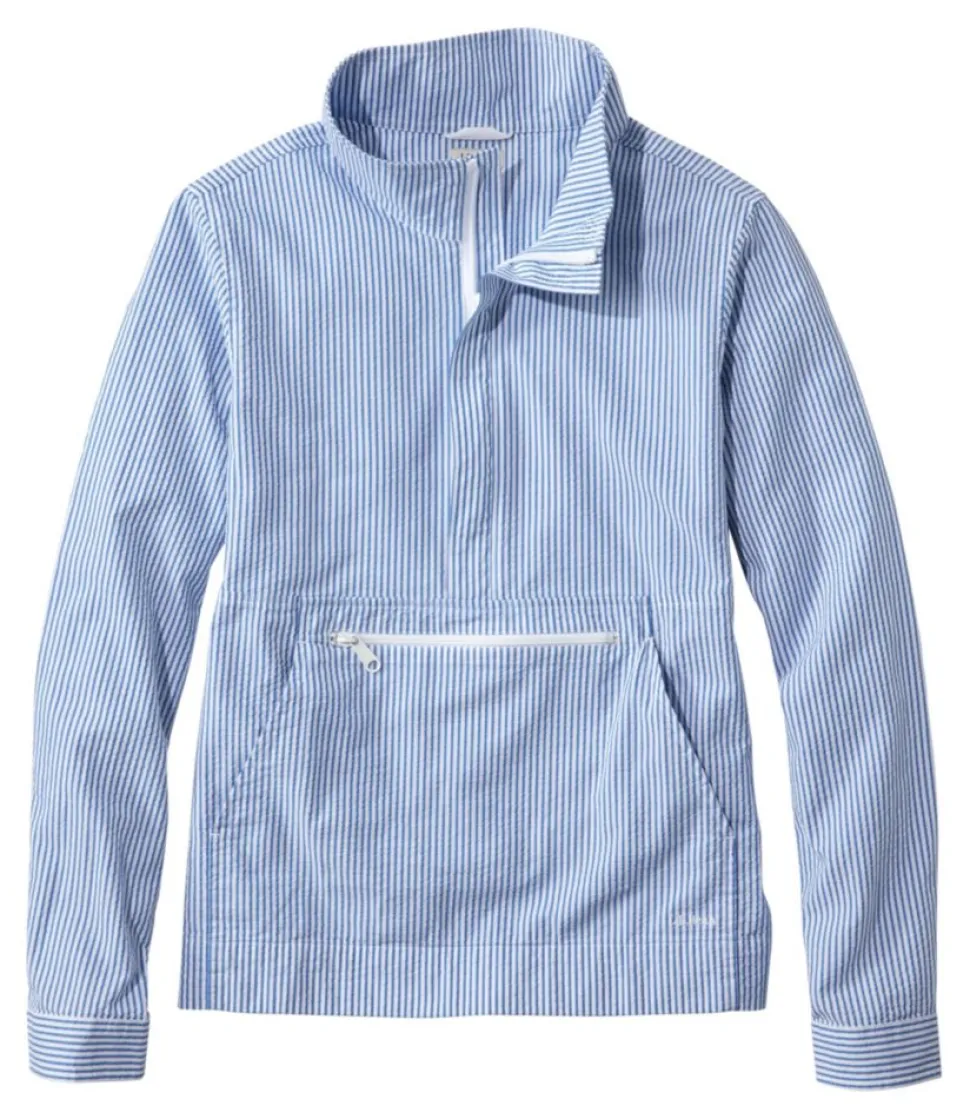 Hot L.L.Bean "Women's Vacationland Seersucker Anorak"