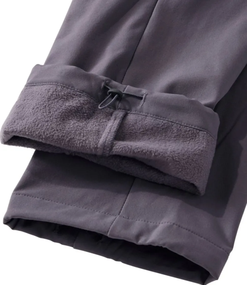 Sale L.L.Bean "Women's VentureStretch Trail Pants, Brushed-Back Straight-Leg"