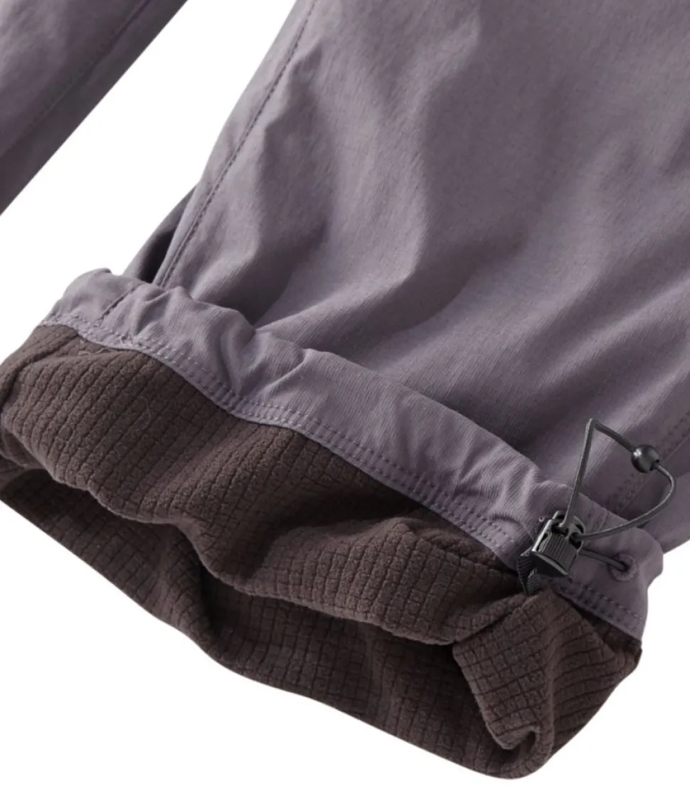 Discount L.L.Bean "Women's Vista Trekking Pants, Straight-Leg Lined" Granite/ClassicBlack