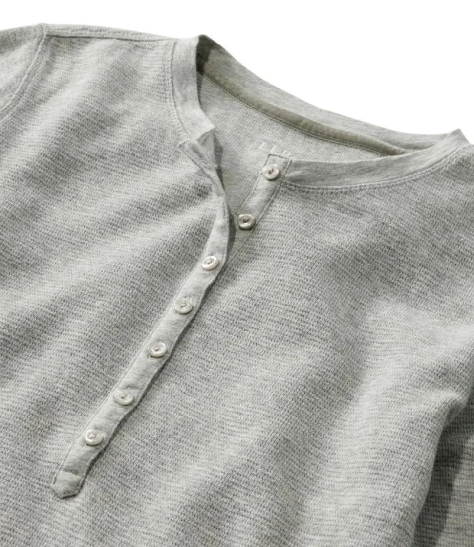 Best L.L.Bean "Women's Waffle-Knit Henley"